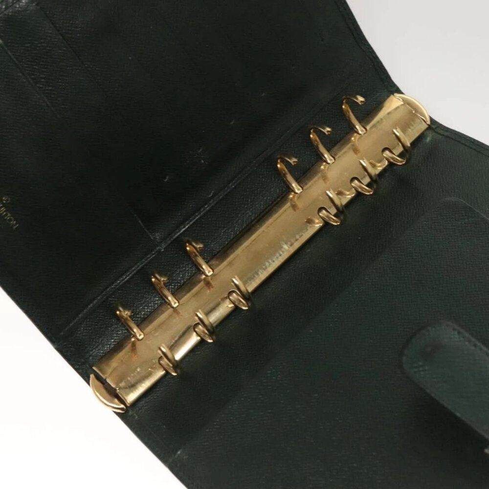 LOUIS VUITTON Taiga Agenda MM Day Planner Cover Epicea - Picture 10 of 16